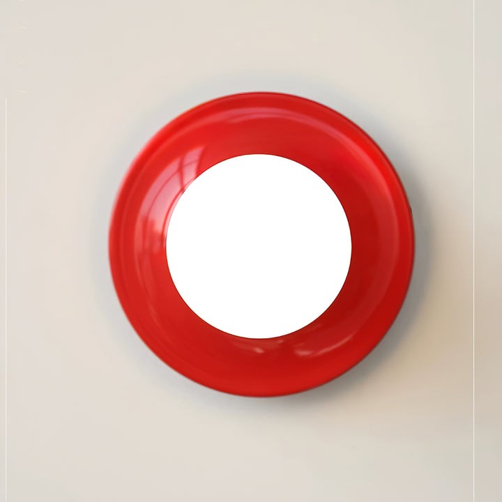 Sculptural Halo LED Wall Sconce