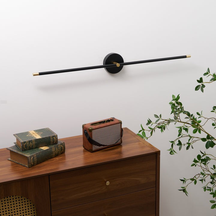 Slim Linear LED Plug-In Wall Sconce