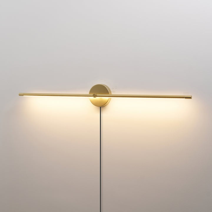 Slim Linear LED Plug-In Wall Sconce