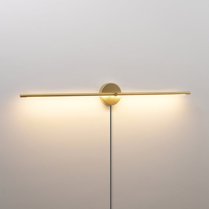 Slim Linear LED Plug-In Wall Sconce