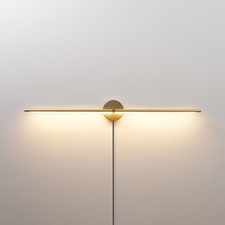 Slim Linear LED Plug-In Wall Sconce