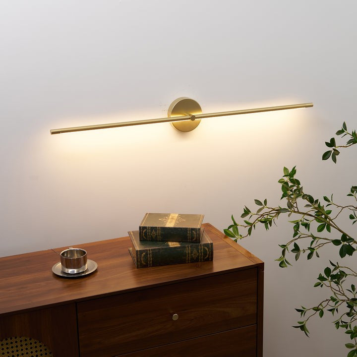 Slim Linear LED Plug-In Wall Sconce