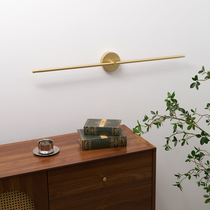 Slim Linear LED Plug-In Wall Sconce
