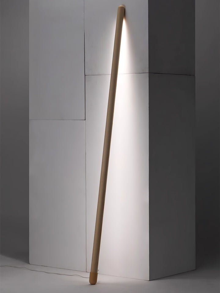 Slim Wood LED Ambient Floor Lamp with Acrylic Diffuser