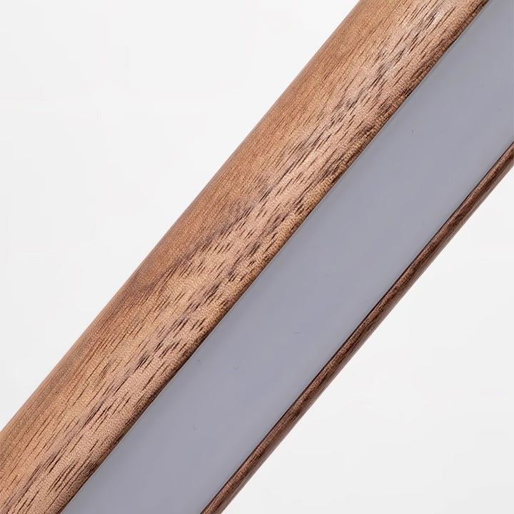Slim Wood LED Ambient Floor Lamp with Acrylic Diffuser