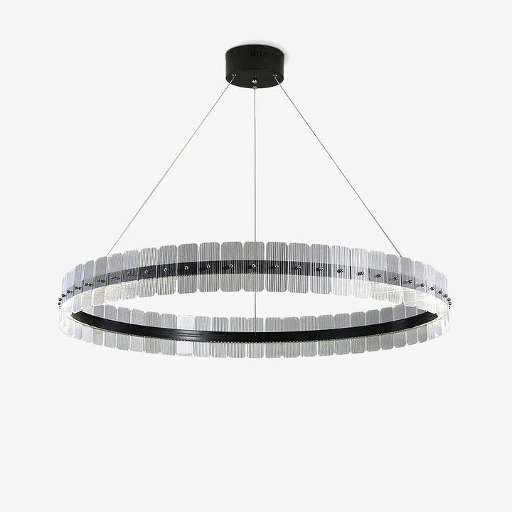 Sparkling LED Acrylic Block Chandelier
