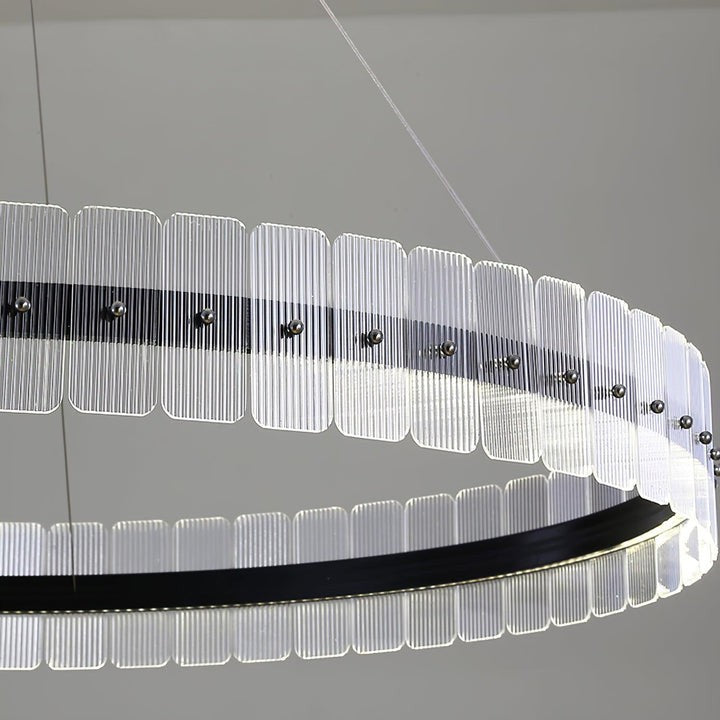 Sparkling LED Acrylic Block Chandelier