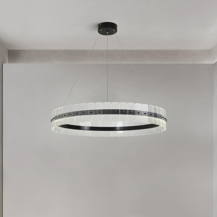 Sparkling LED Acrylic Block Chandelier