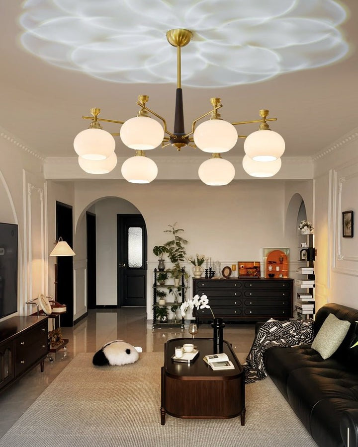 Sphere Glass Globe LED Chandelier