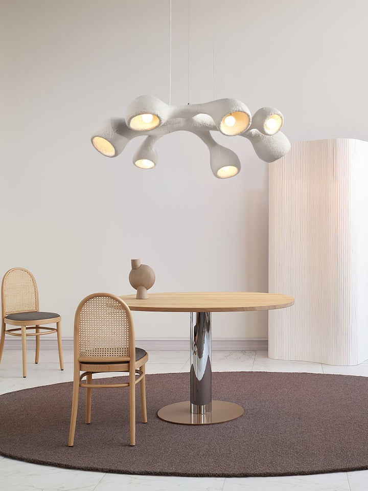 Textured Irregular Geometry Pendant Light
