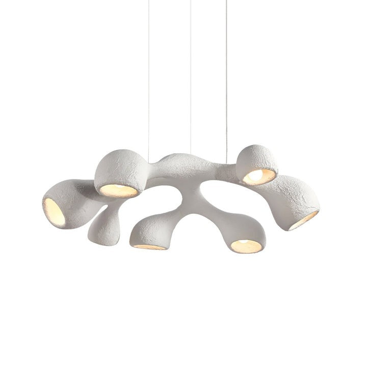 Textured Irregular Geometry Pendant Light