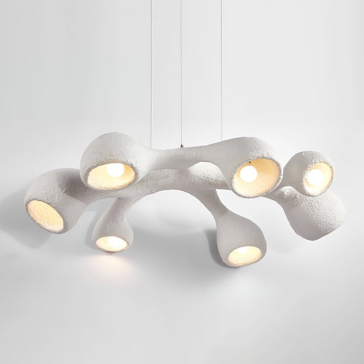 Textured Irregular Geometry Pendant Light