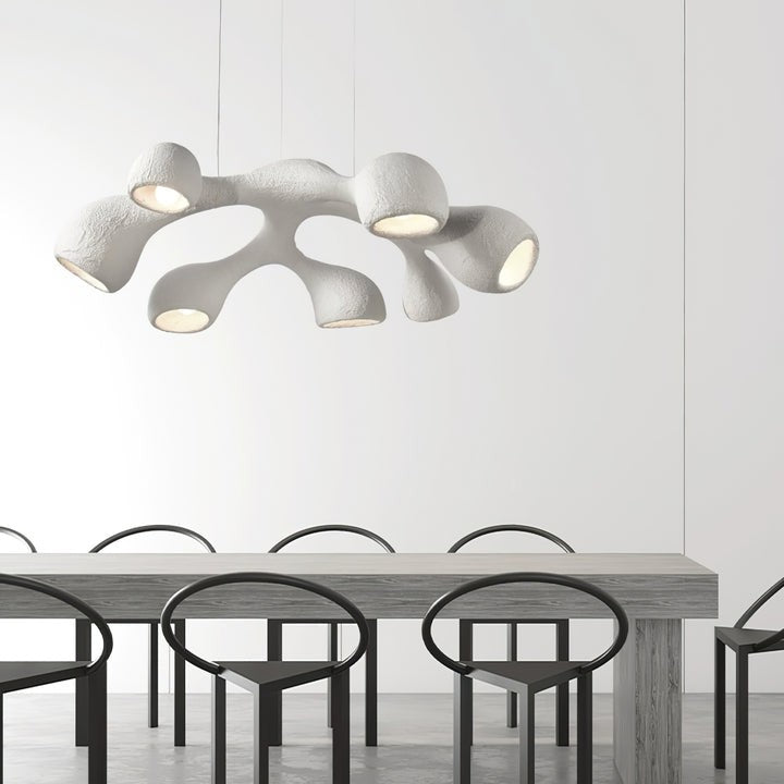Textured Irregular Geometry Pendant Light