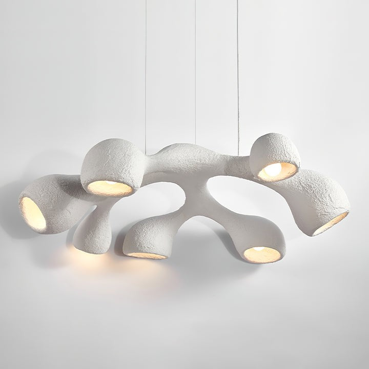 Textured Irregular Geometry Pendant Light