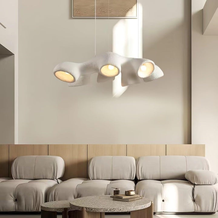 Textured Irregular Geometry Pendant Light