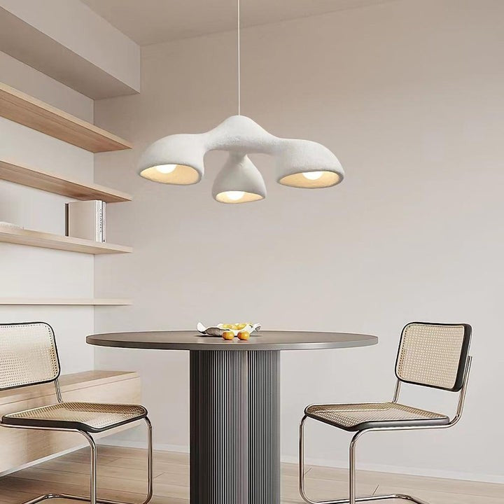 Textured Irregular Geometry Pendant Light
