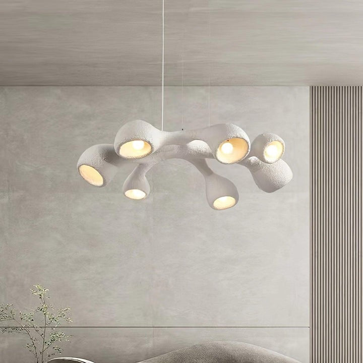 Textured Irregular Geometry Pendant Light