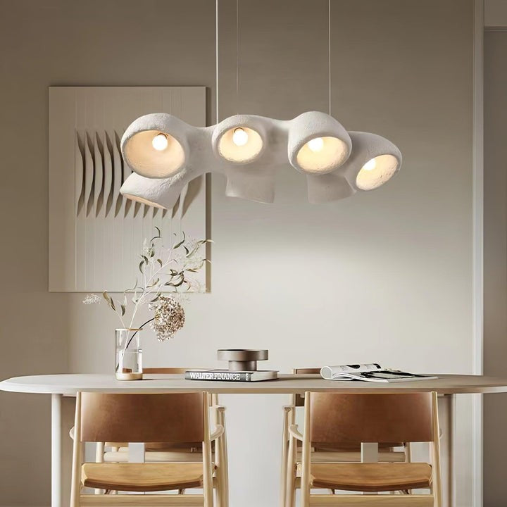 Textured Irregular Geometry Pendant Light