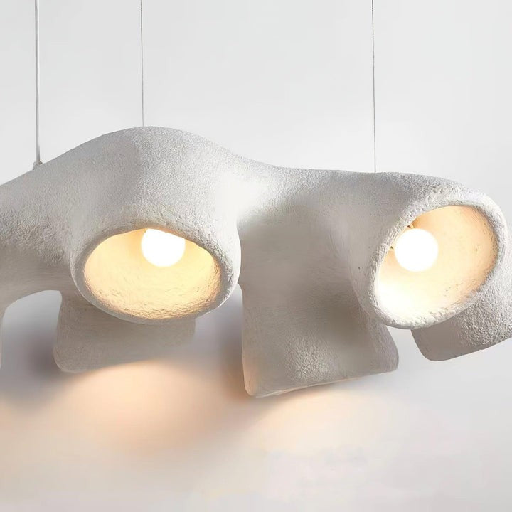 Textured Irregular Geometry Pendant Light