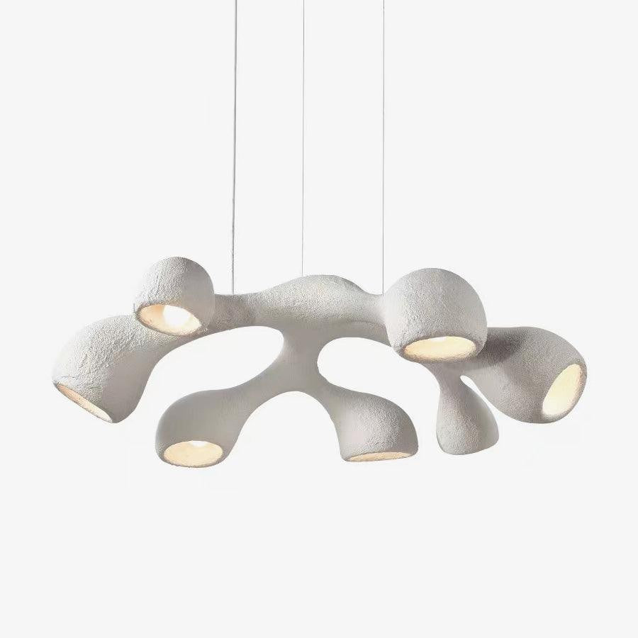 Textured Irregular Geometry Pendant Light