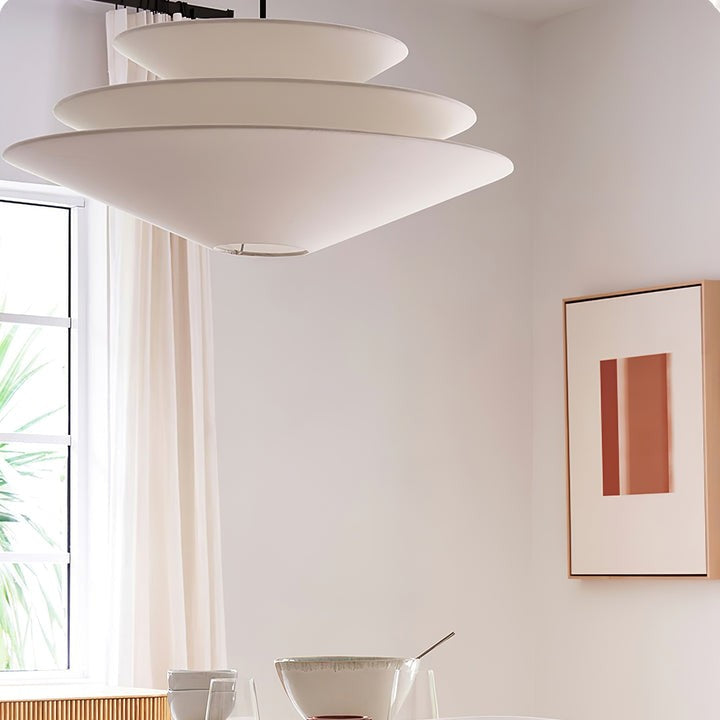 Tiered Inverted Cone Pendant Light