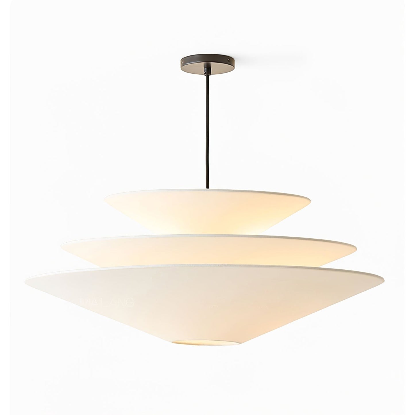 Tiered Inverted Cone Pendant Light