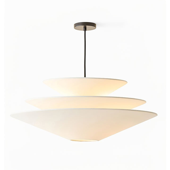 Tiered Inverted Cone Pendant Light