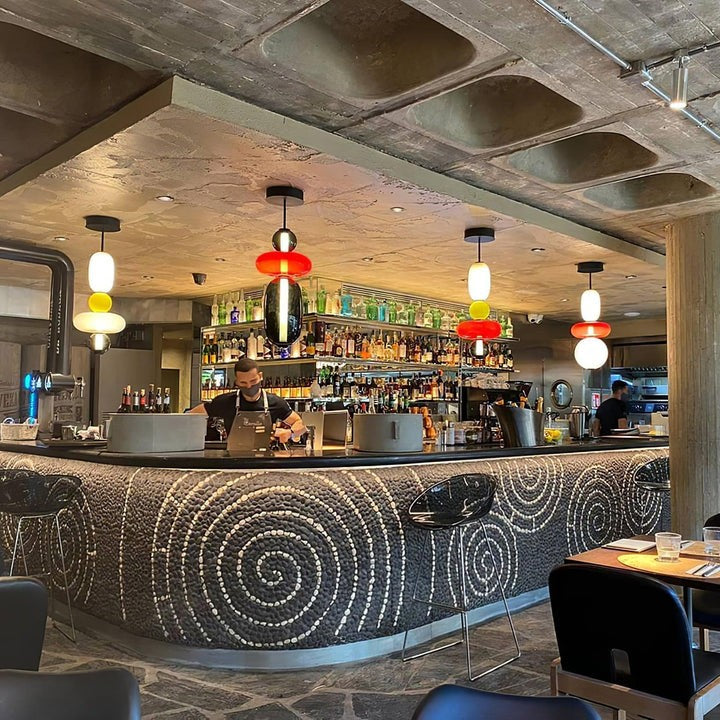 Tinted Glass Cluster Pendant Light