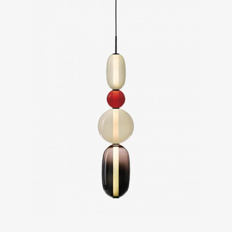 Tinted Glass Cluster Pendant Light