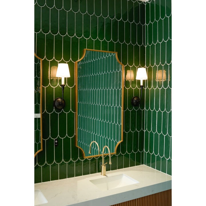 Versatile Fabric & Metal Wall Sconce