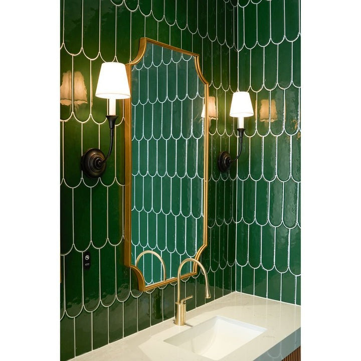 Versatile Fabric & Metal Wall Sconce