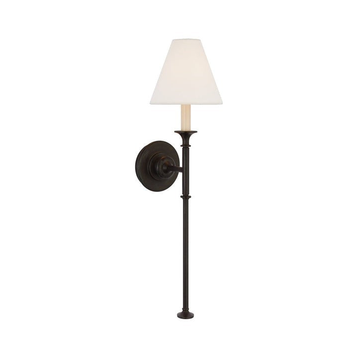 Versatile Fabric & Metal Wall Sconce