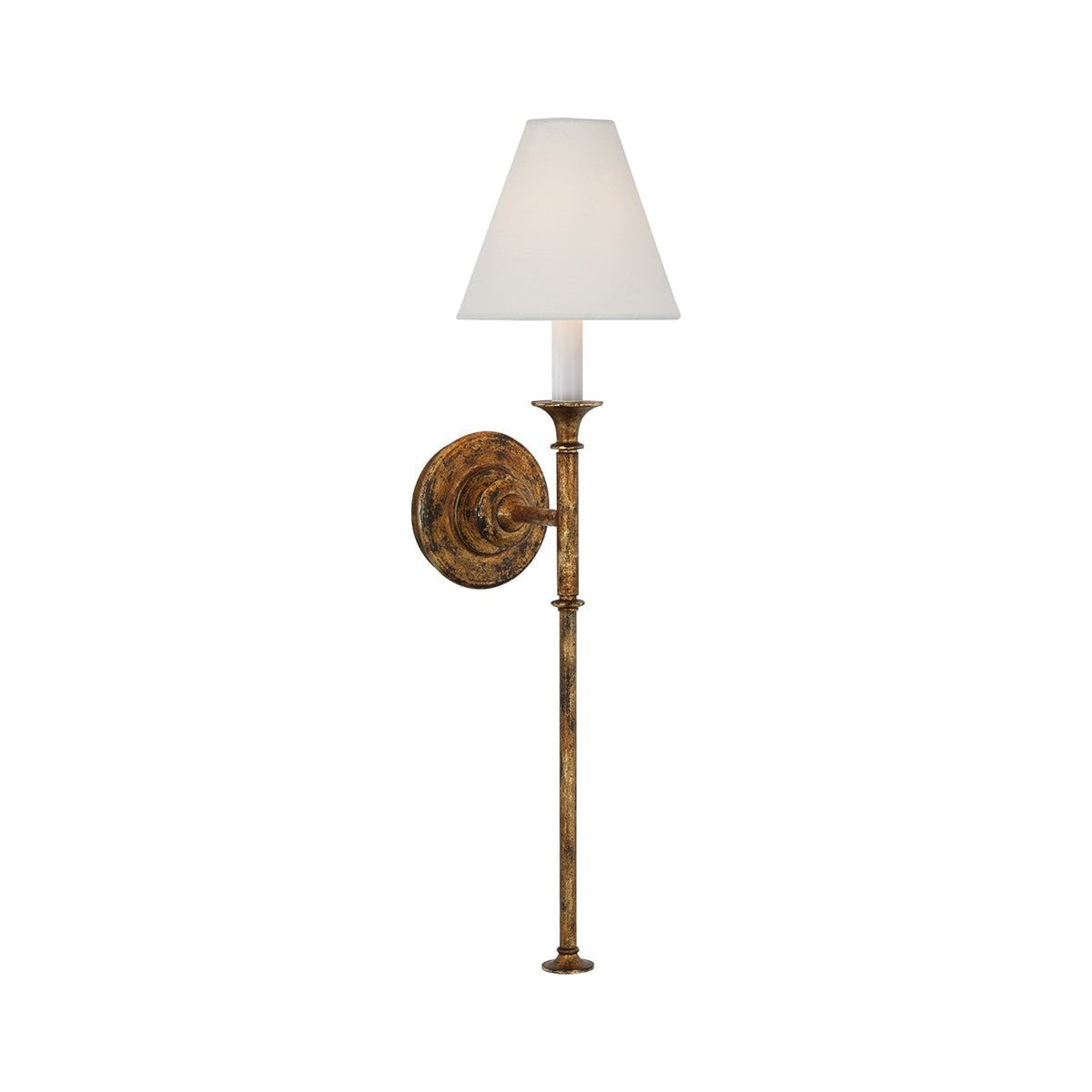 Versatile Fabric & Metal Wall Sconce