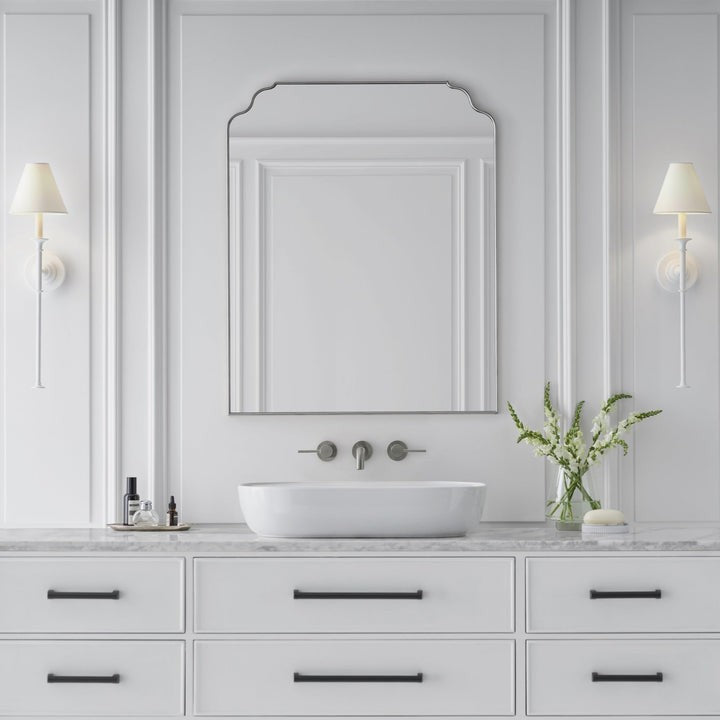 Versatile Fabric & Metal Wall Sconce