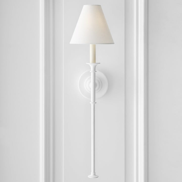 Versatile Fabric & Metal Wall Sconce