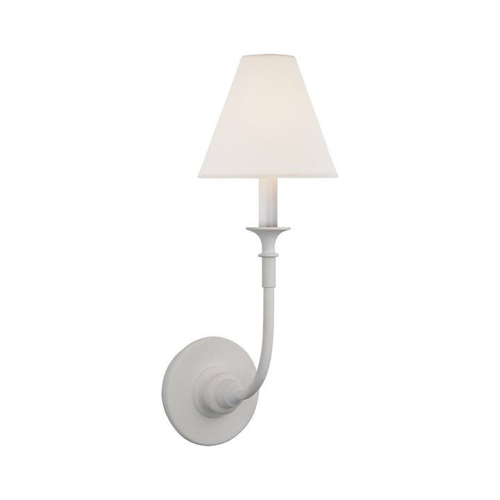 Versatile Fabric & Metal Wall Sconce