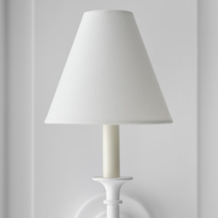 Versatile Fabric & Metal Wall Sconce