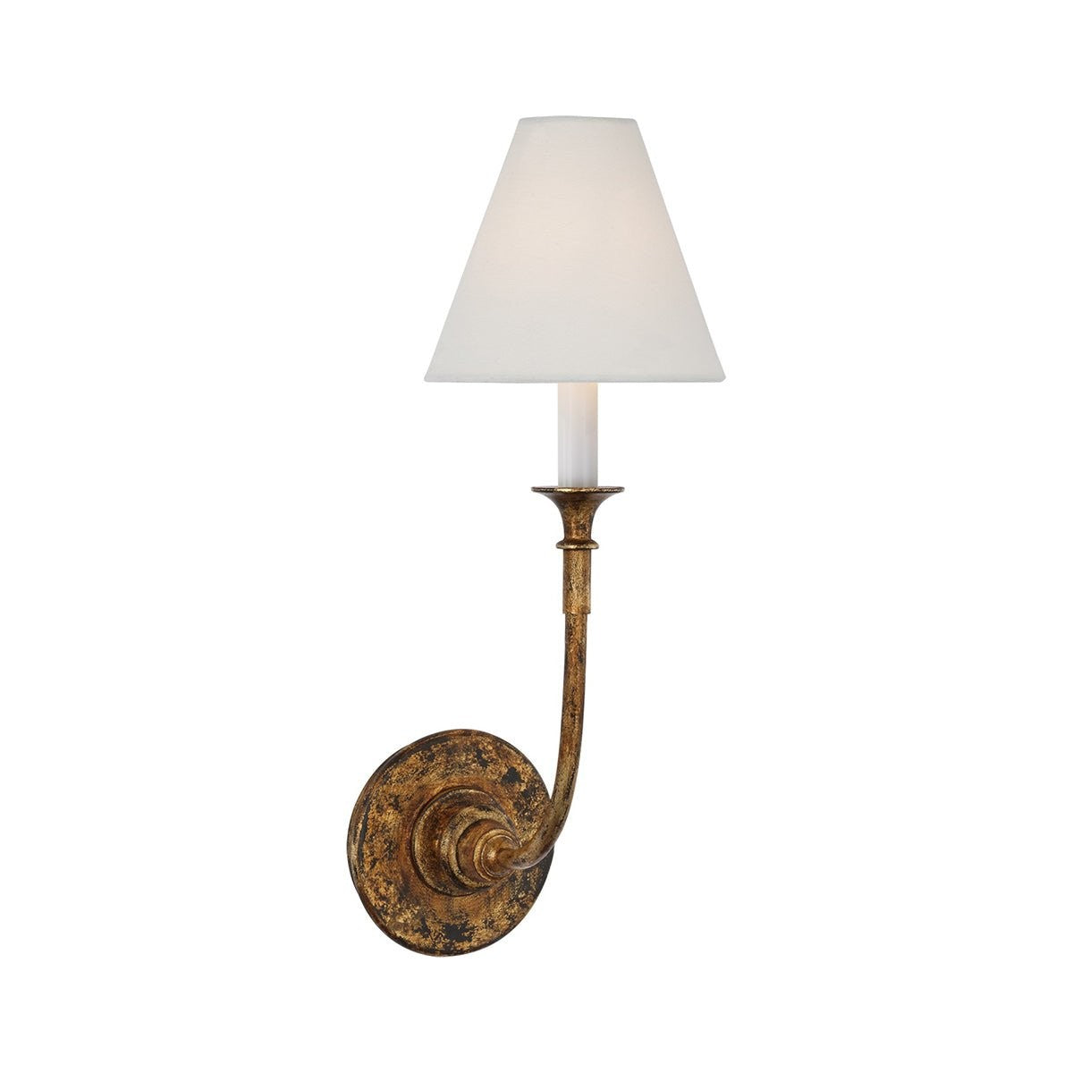 Versatile Fabric & Metal Wall Sconce