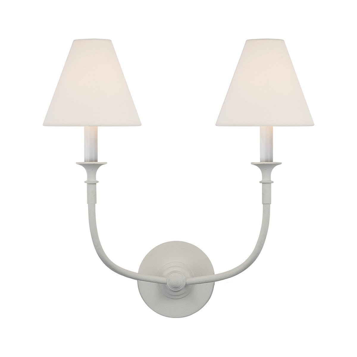 Versatile Fabric & Metal Wall Sconce