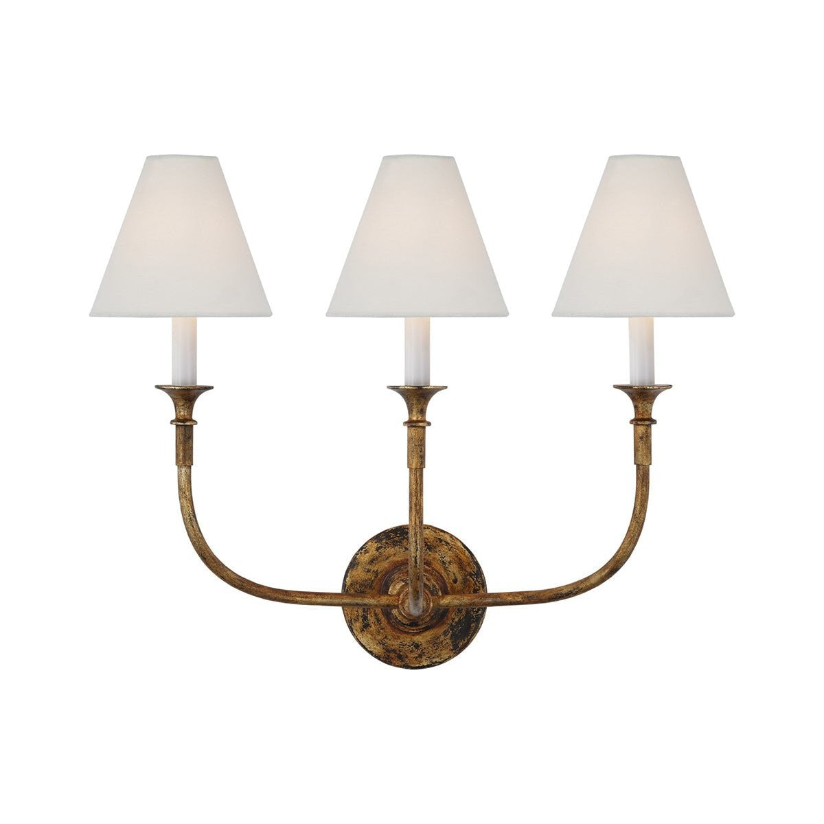 Versatile Fabric & Metal Wall Sconce