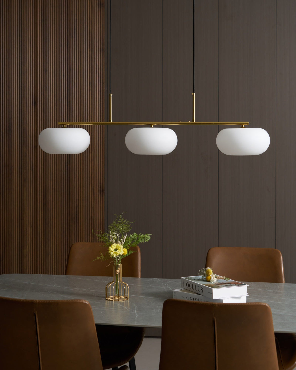 Sculptural Pendant Light
