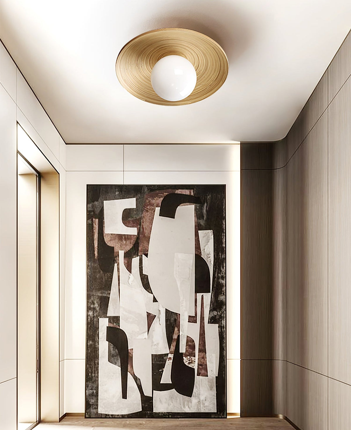 Soluna Wood Ceiling Light