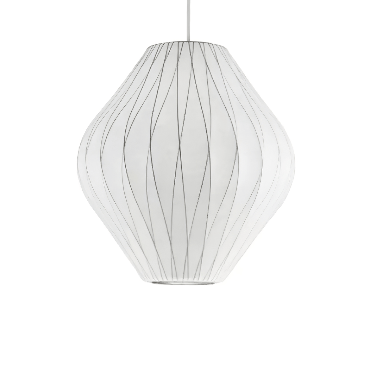 Bubble Mulberry Silk Pendant Lamp