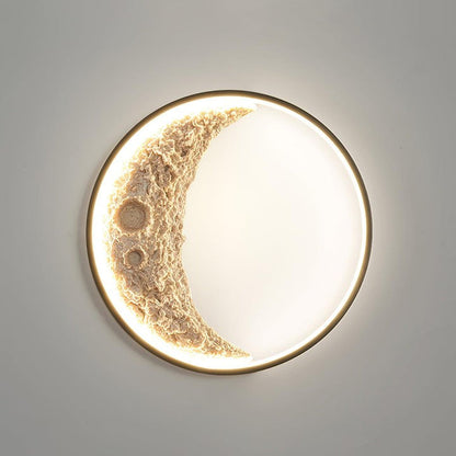 3D Moon Wall Light
