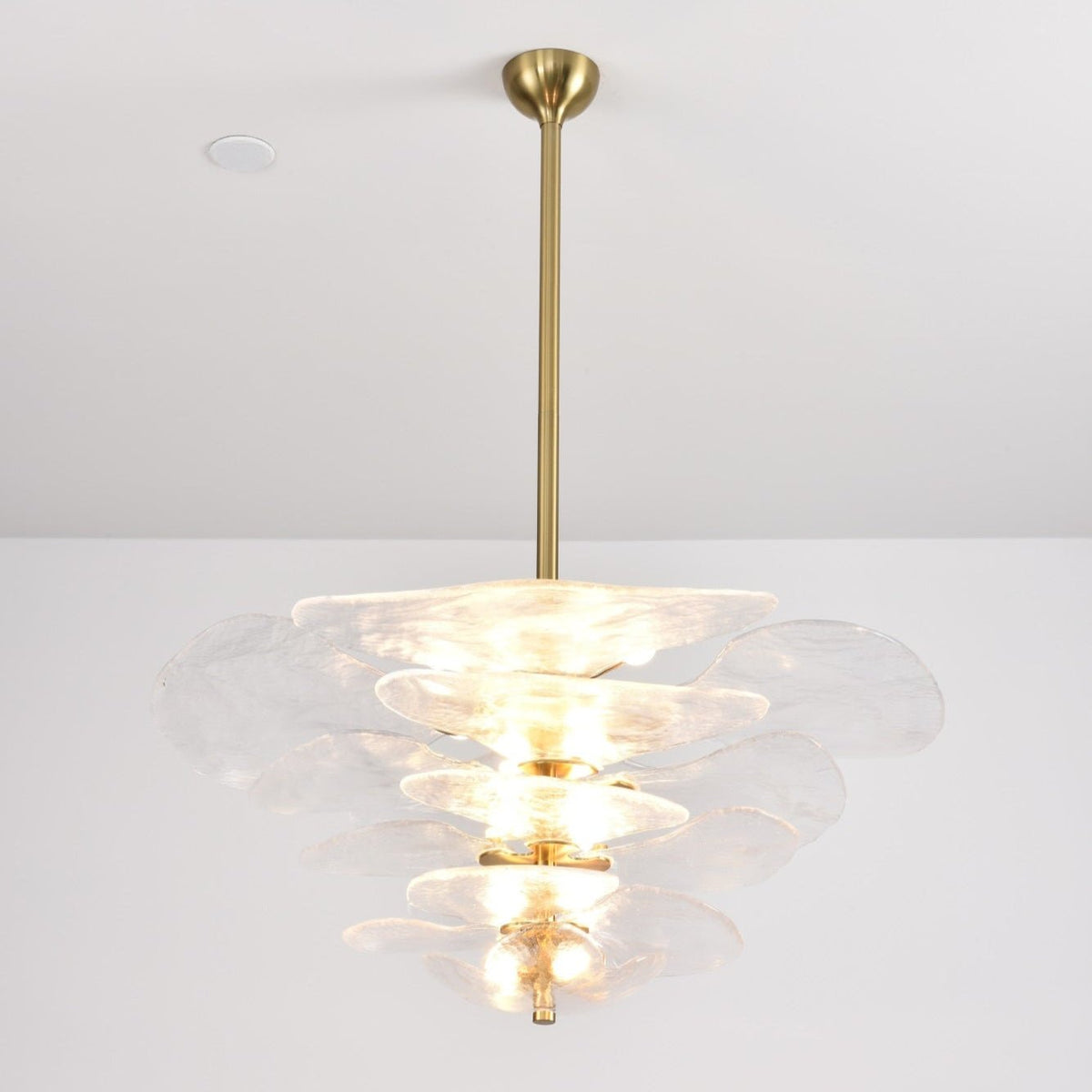 Petals Gold Murano Chandelier