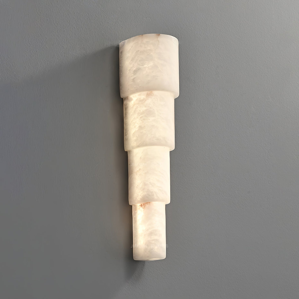 Alba Cascade Alabaster Wall Sconce
