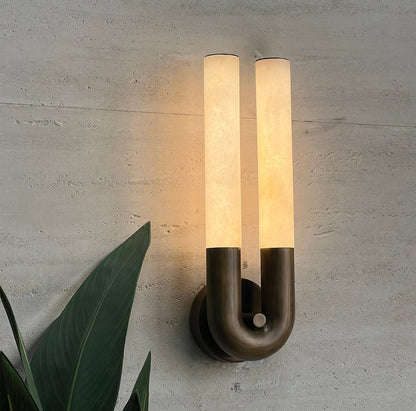 Arch Alabaster Sconce