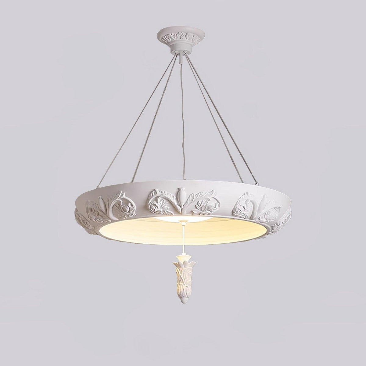Artistic Carved Chandelier