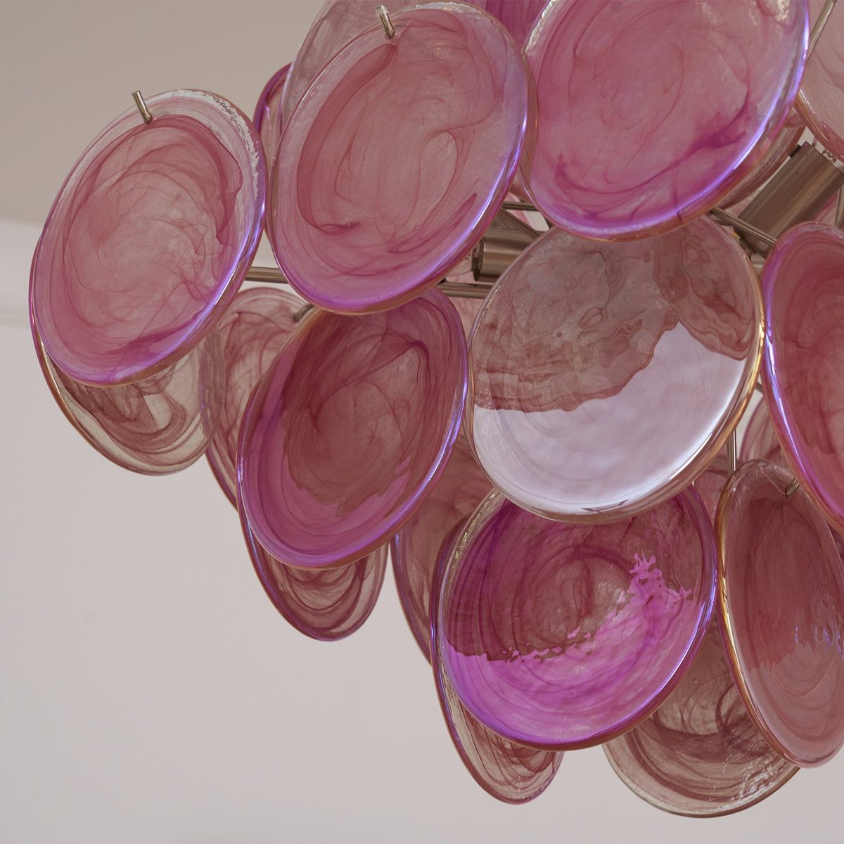 Aurelia Pink Murano Glass Chandelier