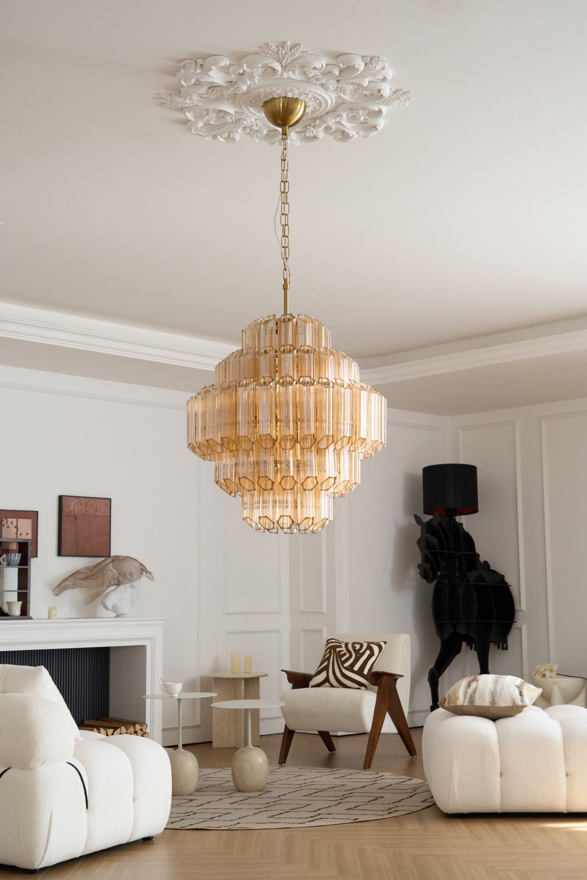 Aurum Cascade Murano Chandelier